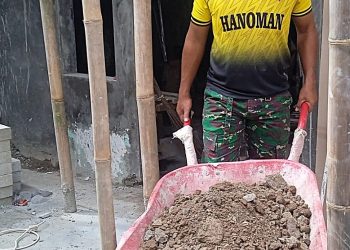 Tiga Rumah Warga Direhabilitasi, TMMD Tingkatkan Kualitas Hunian