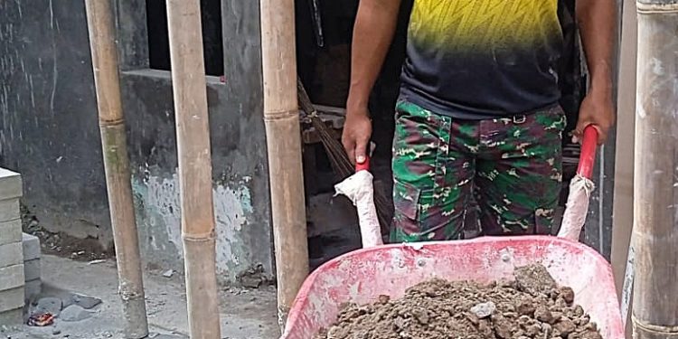 Tiga Rumah Warga Direhabilitasi, TMMD Tingkatkan Kualitas Hunian