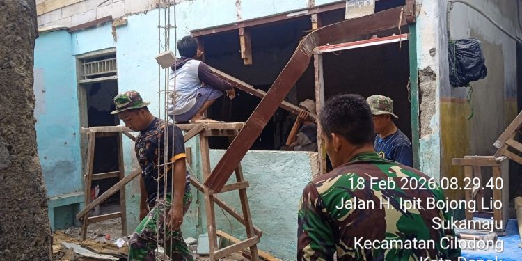 Rumah Layak, Hidup Lebih Sehat: TMMD Depok Percepat Rehabilitasi RTLH