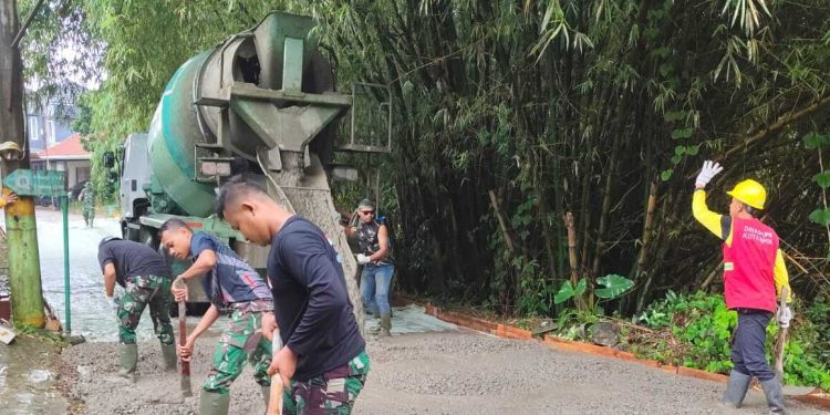 Pengerasan Jalan TMMD Ke-127 Kodim 0508/Depok Capai 44 Persen, Akses Warga Kian Membaik