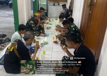 Satgas TMMD Pererat Silaturahmi Lewat Buka Bersama dan Tarawih