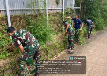 Bahu-Membahu di Gardenia, Satgas TMMD Pererat Silaturahmi