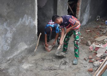 Rumah Layak untuk Warga Sukamaju Kian Nyata, H+12 TMMD Ke-127