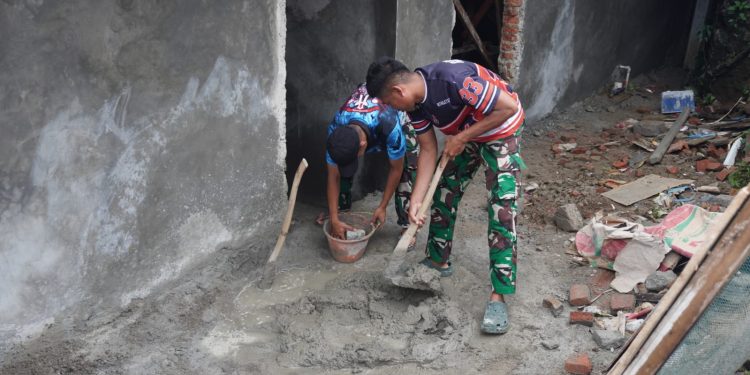 Rumah Layak untuk Warga Sukamaju Kian Nyata, H+12 TMMD Ke-127