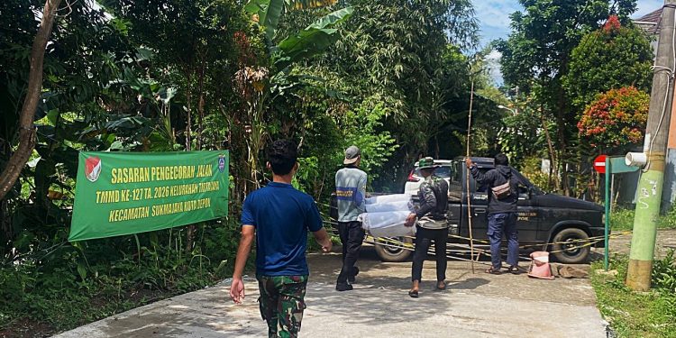 H+22 TMMD 127 Depok: Akses Jalan Warga GDC Gardenia Segera Tuntas