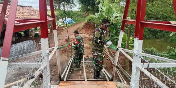 Launching Jembatan Gantung Manggala “Garuda”, Bukti Nyata Kemanunggalan TNI dan Rakyat