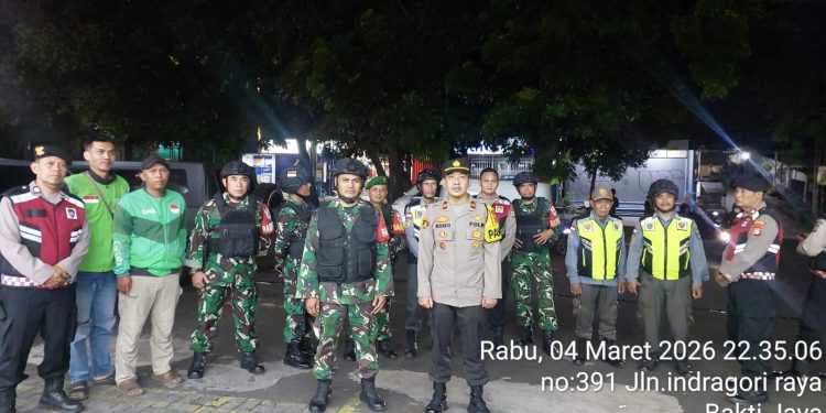 Patroli Malam Rutin, Koramil Sukmajaya Waspada Potensi Gangguan Keamanan di Depok