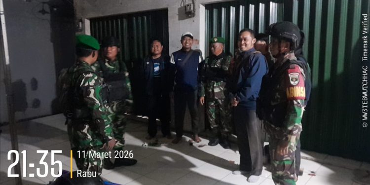 TNI–Polri Patroli Gabungan di Cimanggis, Ciptakan Situasi Kamtibmas Kondusif