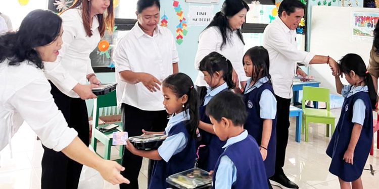 Bukan Sekadar Urus Tanah, Kantah Palangka Raya tebar keceriaan di TK Palangka II.