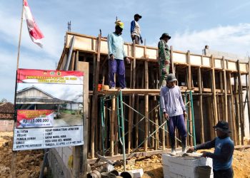 Gotong-royong adalah kunci keberhasilan Satgas TMMD Reguler 128 Kodim 0718/Pati