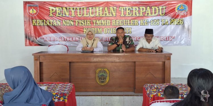 Penyuluhan Terpadu TMMD Reguler ke-128 Hadirkan Edukasi Kelautan dan Perikanan di Desa Godo