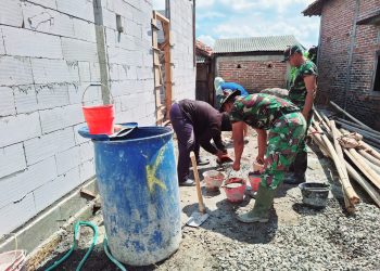 TMMD Kodim Pati Bangun RTLH di Desa Godo, TNI dan Warga Kompak Gotong Royong