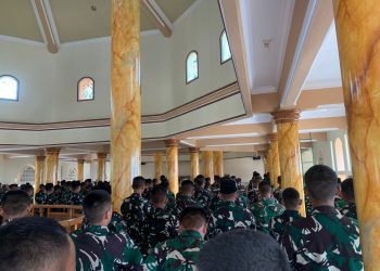 Khidmat di Balik TMMD: Prajurit Jadi Khotib dan Muazin di Masjid Desa Godo
