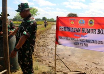 Sumur Bor TMMD Jadi Solusi Air Pertanian, Produktivitas Petani Desa Godo Didorong Meningkat