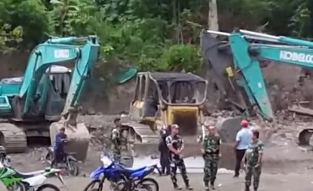 Langkah Tegas TNI di Maluku, Tambang Ilegal Gunung Botak Ditertibkan Total