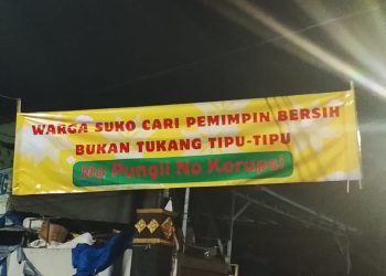 Warga Suko Suarakan Penolakan terhadap Pemimpin “Tukang Tipu-Tipu”